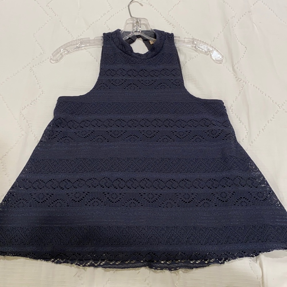 Hollister lace halter neck tank